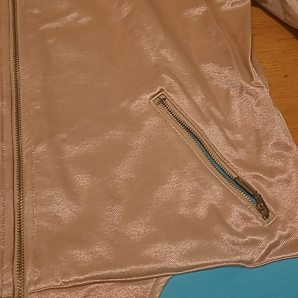 Vintage Puma Gold and Teal Tracksuit Jacket Size XL